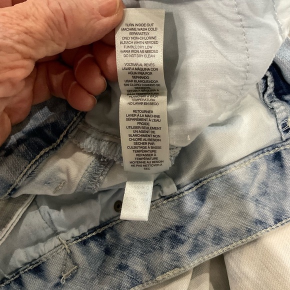 Chico's Platinum Acid Wash Jeans Stretch Skinny Ankle Women’s 8 (Chico’s Size 1) - Picture 11 of 11